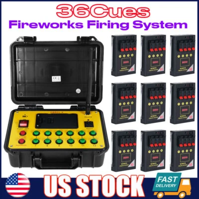 U`KING 36 Cues ABS Waterproof Case Wireless Fireworks Firing system remote Control fire