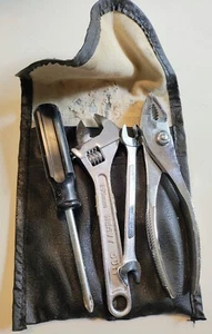 Vintage Reise Werkzeug Set mit Tasche 4 Stück Japan - Bild 1 von 5