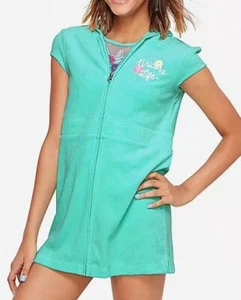 New Justice Girls Unicorn Hoodie Dance Pool Bath Robe Girl 6 7 Swimsuit Cover Up - Picture 1 of 6