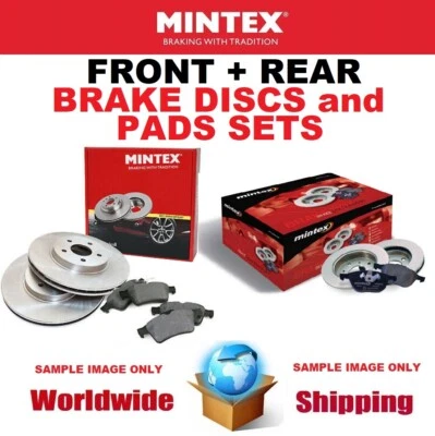 MINTEX FRONT + REAR BRAKE DISCS + PADS for HONDA CR-V III 2.0 i 4WD 2007-2012 - Image 1 of 4