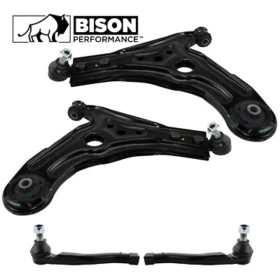 Bison Performance 4pc Front Lower Control Arm Outer TieRods Kit For Aveo G3 Wave - Изображение 1 из 4