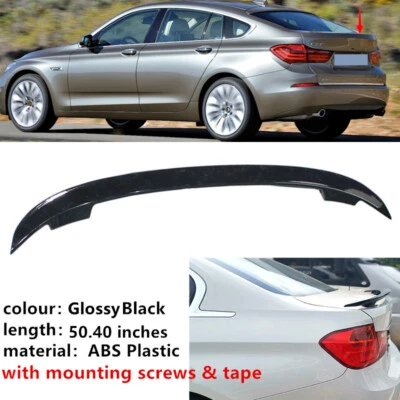 Fit For BMW 5Series Gran Turismo F07 Rear Trunk Lip Sport Spoiler Wing Universal - Image 1 of 4