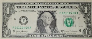 2017-A Fort Worth $1 2011 Birthday Note February 4th, April 2nd F20112400A - Picture 1 of 2