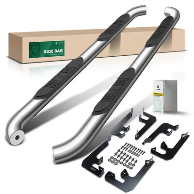 Barras de peldaños laterales redondas cromadas S/S 304 para camioneta Honda Ridgeline 2017 2018-2024 Foto 1 de 4