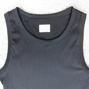 Top Athleta Para Mujer S Pequeño Negro Tanque Ropa Activa Ocio Atlético Yoga Camisa Muscular - Imagen 1 de 8