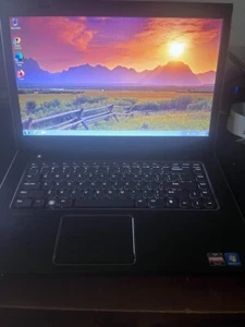 Dell Laptop Windows 7 Pro AMD A6 4gb, 500GB, Good for old games,DVD,BACKLIT KEYS - Picture 1 of 11