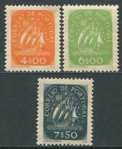 Portugal 4, 6 And 7.50 Escudos 1949 - 3 Stamps Final Series **/MNH 713/15 - Picture 1 of 1