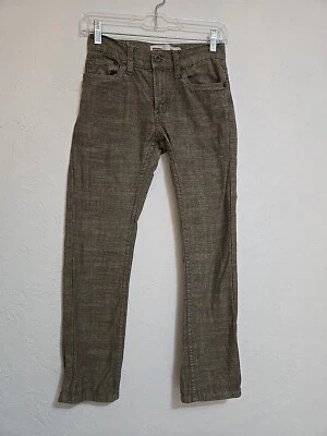 Levis 511 Slim Jeans Boys Yellowed GRAY Straight Leg Youth 12 Reg 26x26 EUC - Image 1 of 4
