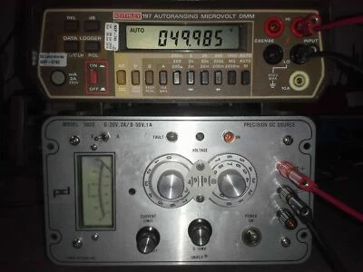 Fuente de alimentación de CC de precisión 0 - 50V 0-2A 10mV tamaño de paso ¡PROBADO! Power Design 5020 Foto 1 de 4