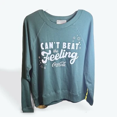 Женская новая с ценниками зеленая толстовка WildFox Coca Cola «Не могу победить чувство» размер маленький - Изображение 1 из 4