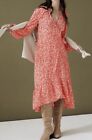NEW M&S PER UNA Floral V-Neck Wrap Midi Dress SIZE 18 BNWT Summer