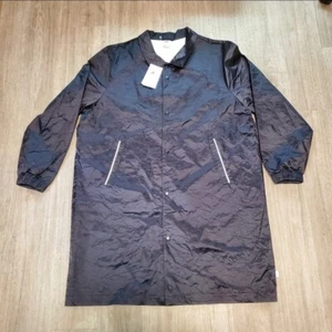 Nike Sportswear NSW Essentials Long Coaches BLACK Jacket Sz. XXL DH7847-010 - Picture 1 of 10