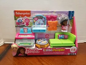 Fisher Price Little People Barbie Musical Party Playset Piano Music New - Picture 1 of 7