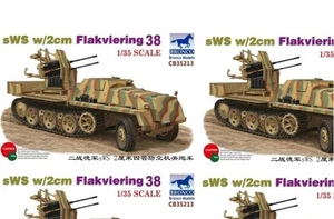 Bronco 1/35 SWS W/2CM FLAKVIERLING 38 #35213 📌Listed in USA📌 - Picture 1 of 2