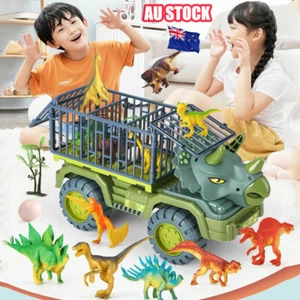 Truck Dinosaur Transport Engineering Vehicle Model Educational Toy Toy Car TK - Picture 1 of 10