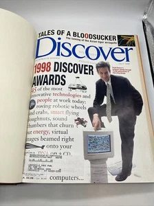 Discover Magazine Library Bound For July To December Of 1998 ~ 6 issues - Picture 1 of 8
