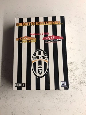 COFANETTO ECCEZZZIUNALE JUVENTUS 2 DVD ECCEZZZIUNALE VERAMENTE 1-2 SIGILLATO - Immagine 1 di 4