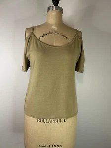 No Brand Pullover Kacky Green Scoop Neck Size Large - Bild 1 von 5