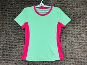 Adidas Shirt Damen klein grün fuchsia Stretch aktiv sportlich Oberteil Golf neu mit Etikett - Bild 1 von 15