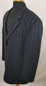 Vicci Uomo Suit 48 R Nero Giacca Design Italiano Set Pantaloni Abbinati 39X29,5 - Foto 1 di 24