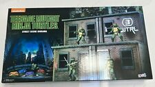 NECA SDCC 2018 Set  TMNT 1990 Movie Street Scene Diorama & Figures 767 1000 NEW