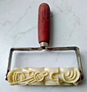 Antike Butter-Verzierrolle - Bild 1 von 2