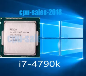 Intel Core i7-4790k CPU processor 4.00 GHz quad-core sr219 lga1150 i7 4790k - Picture 1 of 1
