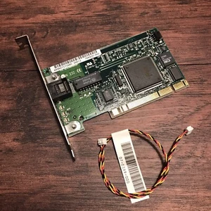 INTEL 704920-002 PCI 10/100 NIC NETWORK CARD With WOL Cable - Picture 1 of 2