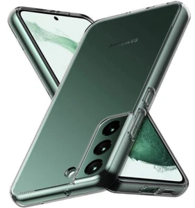 Custodia protettiva in silicone per Samsung Galaxy S22 chiara slim fit case trasparente - Foto 1 di 8