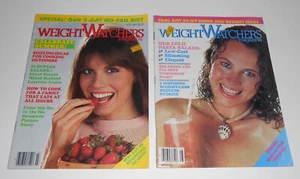Vintage 1981 Weight Watchers Magazines Womens Health 1980s Fashion Style Hair - Picture 1 of 11