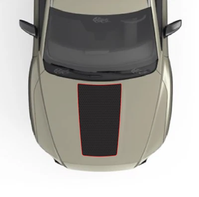 3 Tone Honeycomb Blackout Hood Vinyl Decal Fits Mazda CX50 2023-2024 - Image 1 of 4