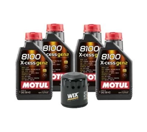 Motul + OEM Engine Oil Change Kit (5W40) (4 Liter) (X-CESS GEN2 8100) - Picture 1 of 1