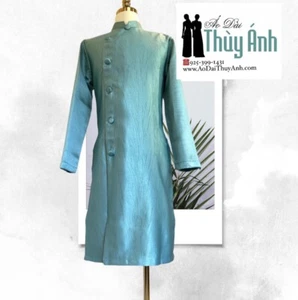 Green Ao Dai Nam, Ao Dai Chu Re, Vietnamese Traditional Ao Dai for Men G17 - Picture 1 of 4