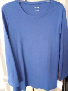NWT Blair Top Large Cotton Poly Good Quality Measurements Given - Picture 1 of 6