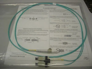 2-F JUMPER 4 FT 50/125 LC A SC 1.6MM, NUEVO CABLE DE CONEXIÓN DE FIBRA ÓPTICA LAZRSPEED - Imagen 1 de 2