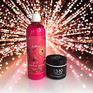 WEN Pink Jasmine Peony Acondicionador Limpiador 32oz y Tratamiento Corporal Intensivo - Imagen 1 de 11