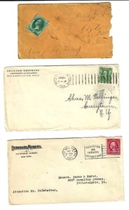 Collection 3 Old Covers 19th Century-1925 PA NY OHIO US C76 - Picture 1 of 4