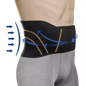 Copper Fit Compression Lower Back Sleeve Support Belt with Hot/Cold Therapy Wrap - Picture 1 of 10