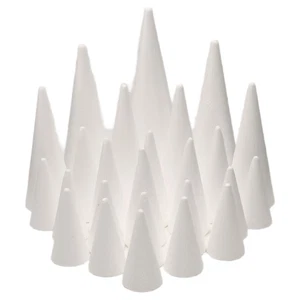 Paquete de 24 conos de espuma, cono de árbol de espuma, espuma cónica 4904 - Imagen 1 de 7