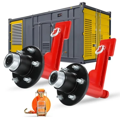 2P Shipping Container Wheels 6/8-Lug Wheels Kit, Shipping Container Accessories - Image 1 of 4