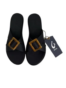 Sandalias de playa Olukai La'i Slide para mujer negras EE. UU. 8 UE 38 NUEVAS CON ETIQUETAS - Imagen 1 de 10
