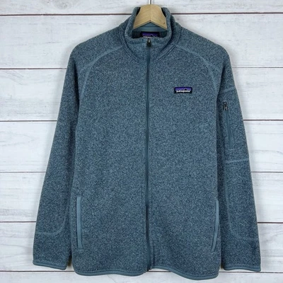 Patagonia Women’s Size L Better Sweater Fleece  Full Zip Jacket Teal Aqua Blue - Image 1 of 4