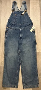 Mono baberos OshKosh para hombre lavado vivo Denim Heritage - talla 34x30 - Imagen 1 de 7