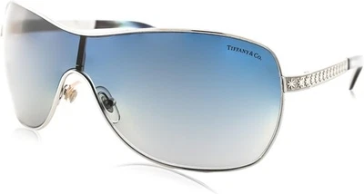 Tiffany & Co Sunglasses TF3035 60014L Silver / Dark Blue Gradient Lens - Image 1 of 4