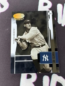 2003 Foglia Certificata Materiali /400 Lou Gehrig #202 HOF gg - Foto 1 di 2