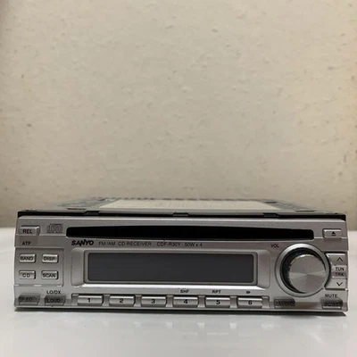 SANYO Car Stereo CD Deck Audio Radio Classic Used Unit - Image 1 of 4