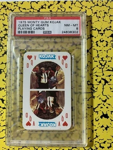 1975 Monty gum Kojak psa 8 Q of hearts playing cards - Picture 1 of 2