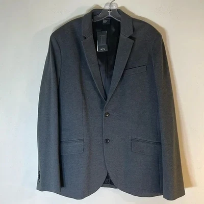 ARMANI EXCHANGE Men’s XL Grey Ponte Blazer. NWT. $200. - Image 1 of 4