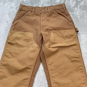 Carhartt pants Men 30x30 B192 Cordura Double Knee Work canvas dungaree fit NOS - Picture 1 of 19