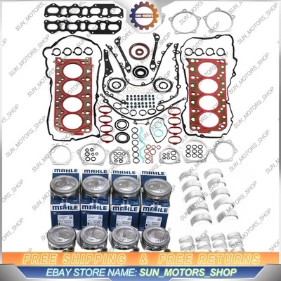Engine Rebuilding Overhaul Kit for Porsche Panamera Cayenne 970 955 M48 4.8T V8 - Image 1 of 4